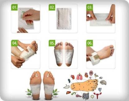 AI acKinoki Organic Natural ingredients in this foot pads Kit (pack of 10)