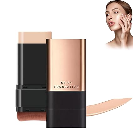 Korean Hydrating Lightweight Foundation Stick with Brush