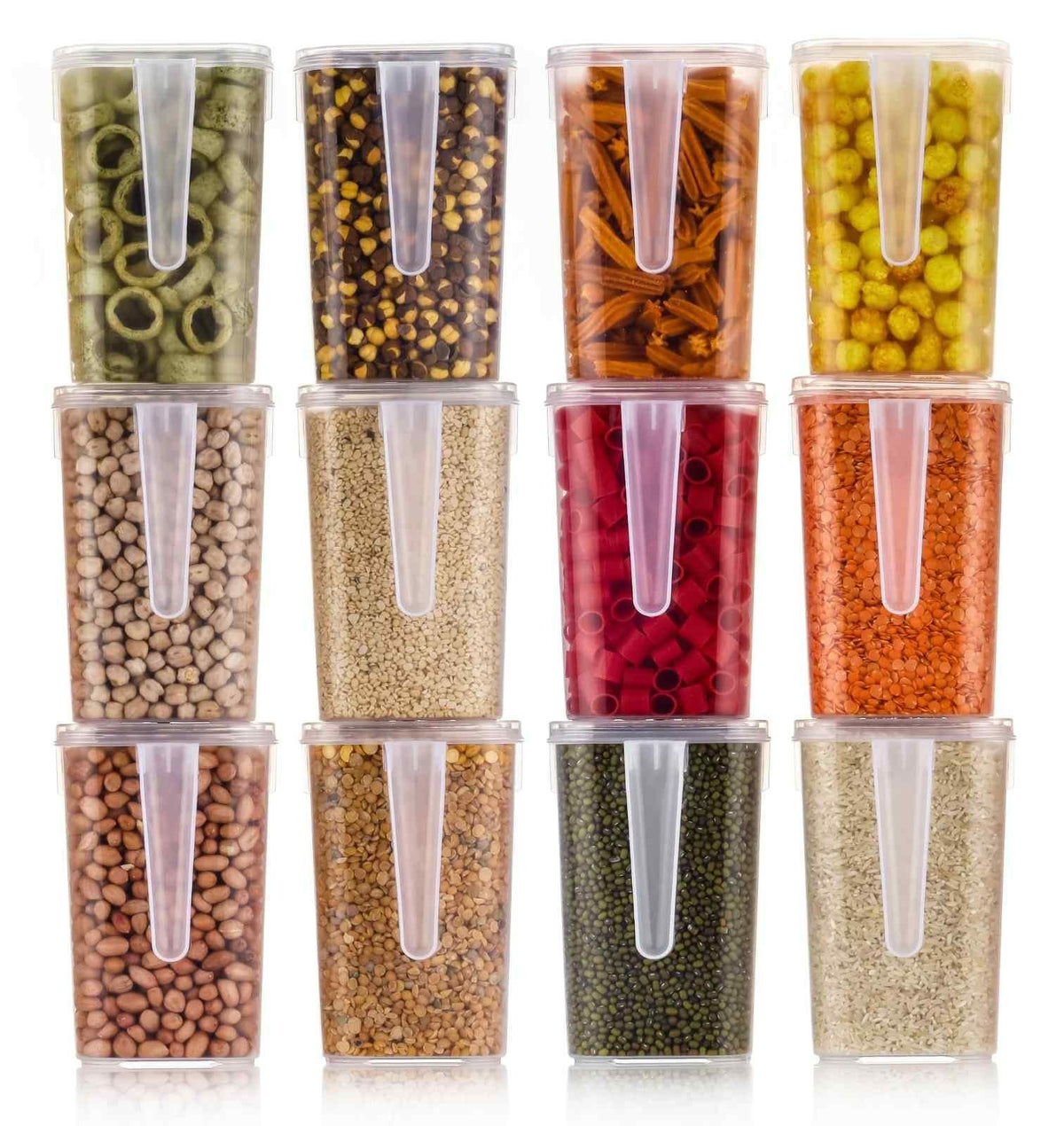 Multi Storage Box with Handle with Cover(pack of  12)