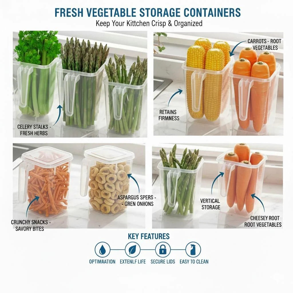 Multi Storage Box with Handle with Cover(pack of 4)
