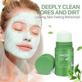 Green Tea Cleansing Clay Stick Face Mask – Blackhead Remover & Deep Pore Cleansing Stick for Oily Skin pack of 1