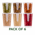Multi Storage Box with Handle with Cover(pack of  6)
