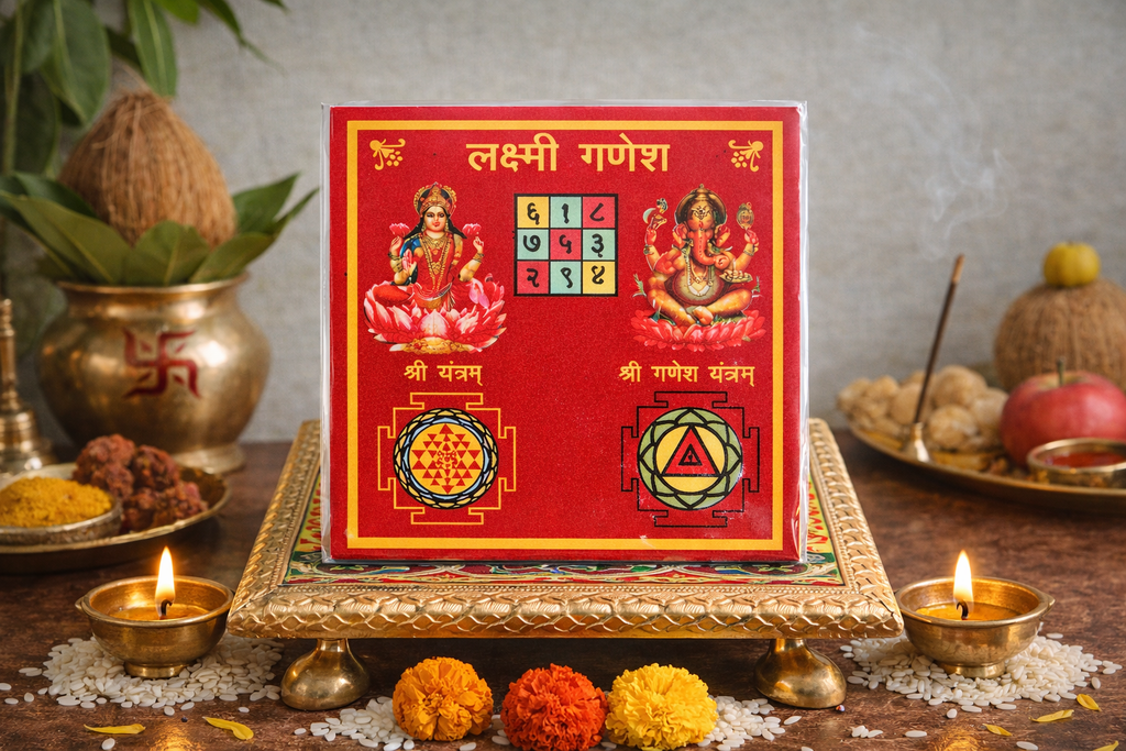 Laxmi Ganesh Pocket Yantra