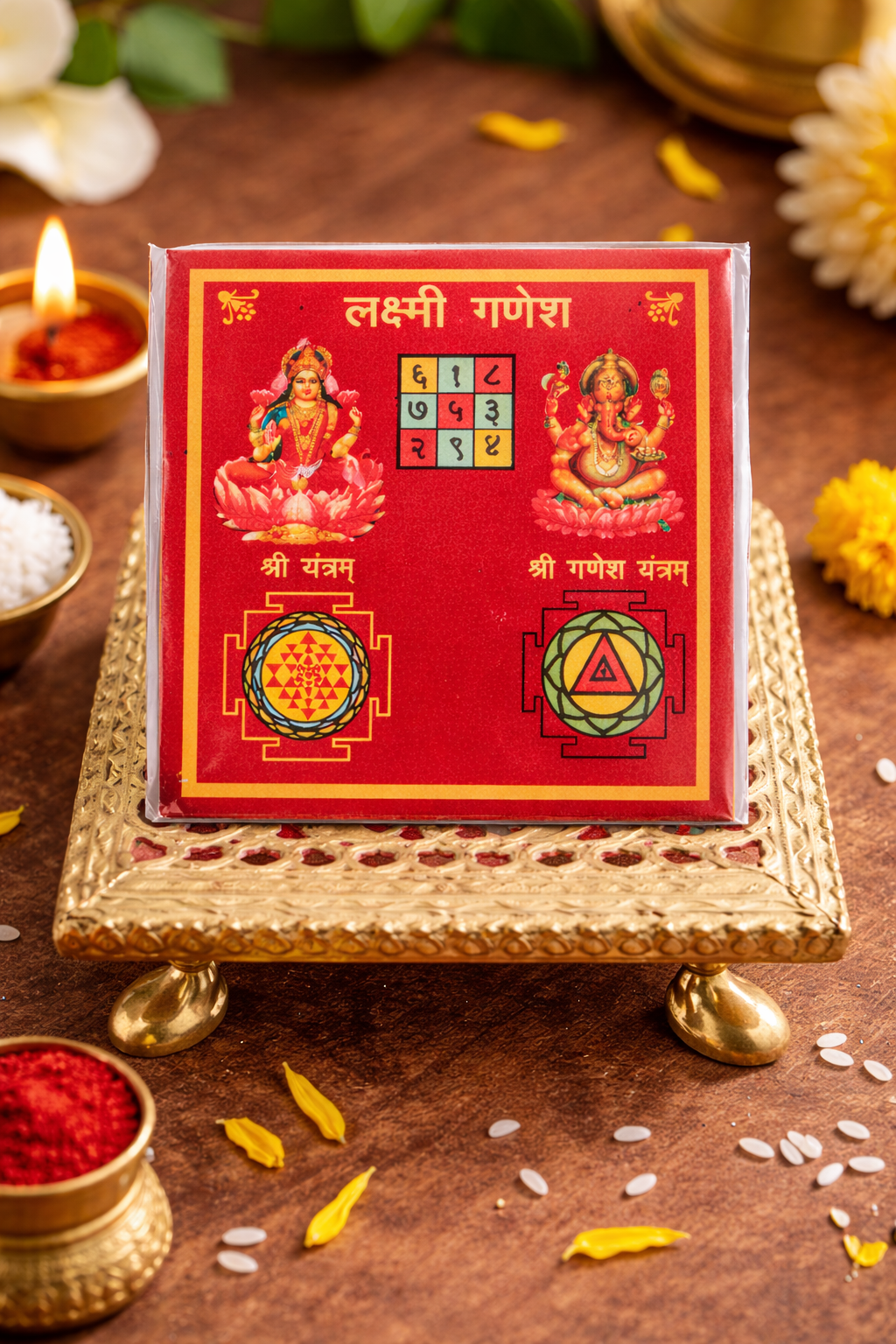 Laxmi Ganesh Pocket Yantra