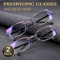 Anti Glare anti reflection Blue Ray Reading Glasses pack of 2