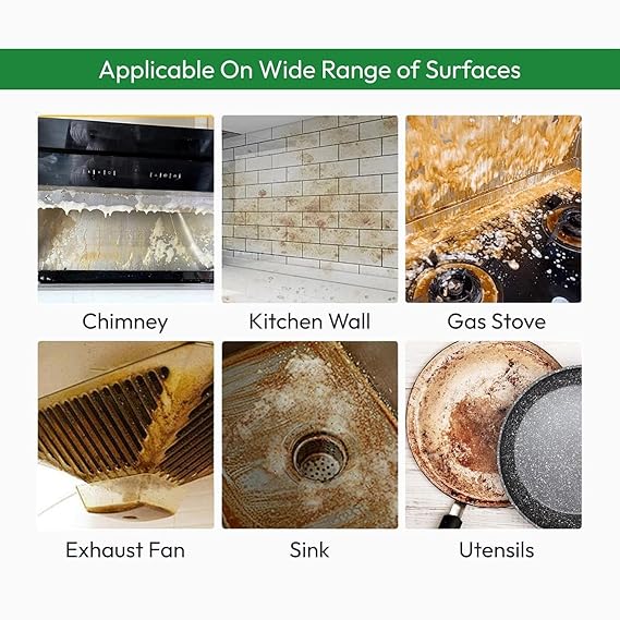 Kitchen Cleaner Spray Oil & Grease Stain Remover  pack of 1