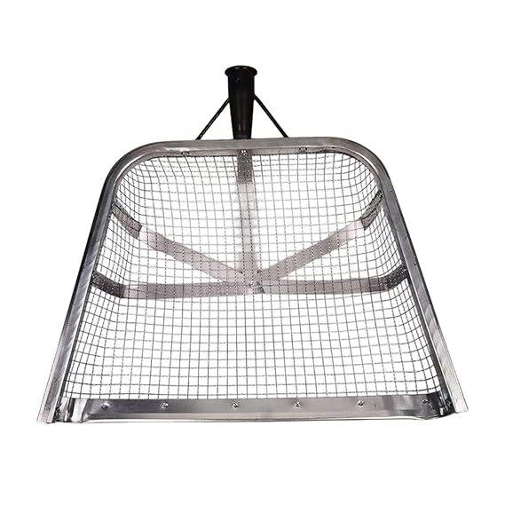 Grain Sifter Tool Portable Garden Sieve Soil for Kernels Weeds Peanut Mesh