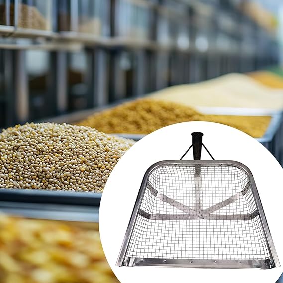 Grain Sifter Tool Portable Garden Sieve Soil for Kernels Weeds Peanut Mesh