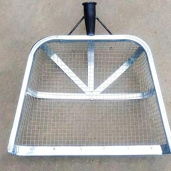 Grain Sifter Tool Portable Garden Sieve Soil for Kernels Weeds Peanut Mesh