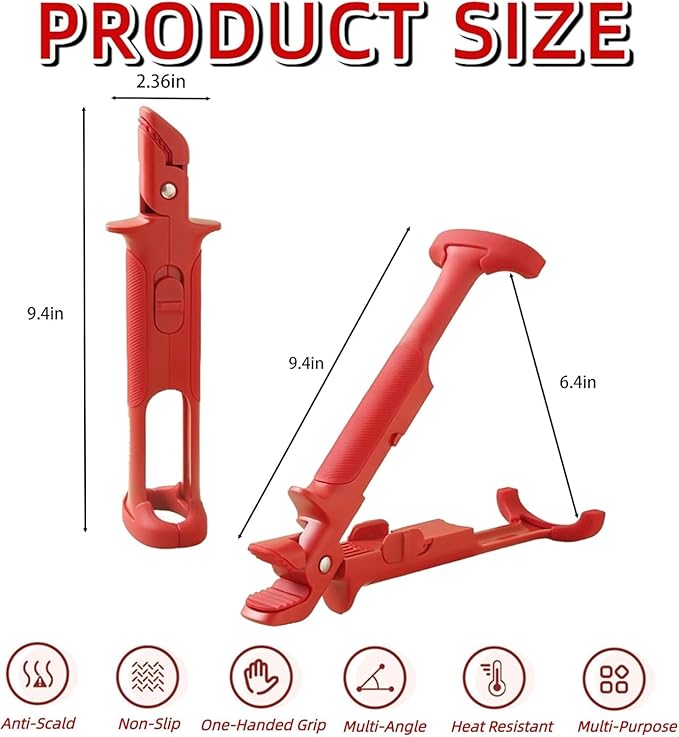 Pot Pan Gripper Tongs Anti Scalding Clip