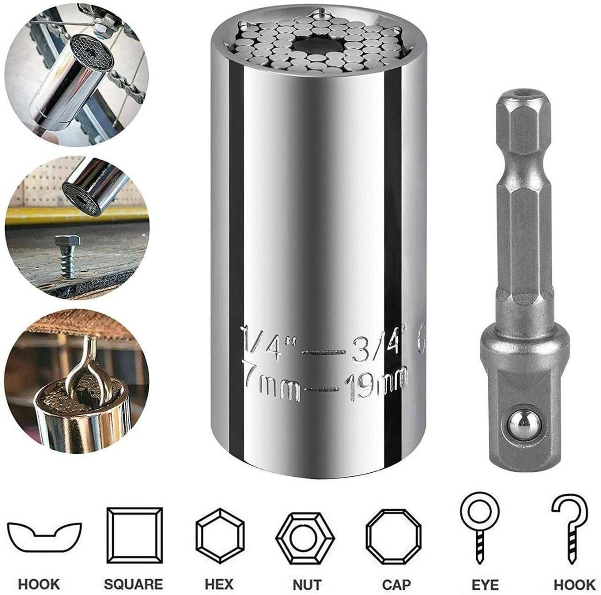 Universal Socket Grip Adapter