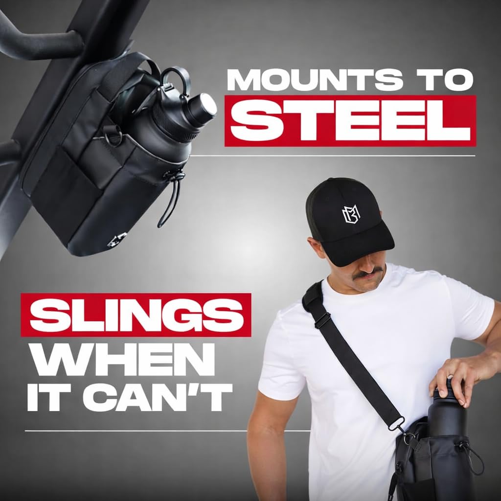 Magnetic Gym Bottle Bag – Heavy-Duty Magnetic Attachment