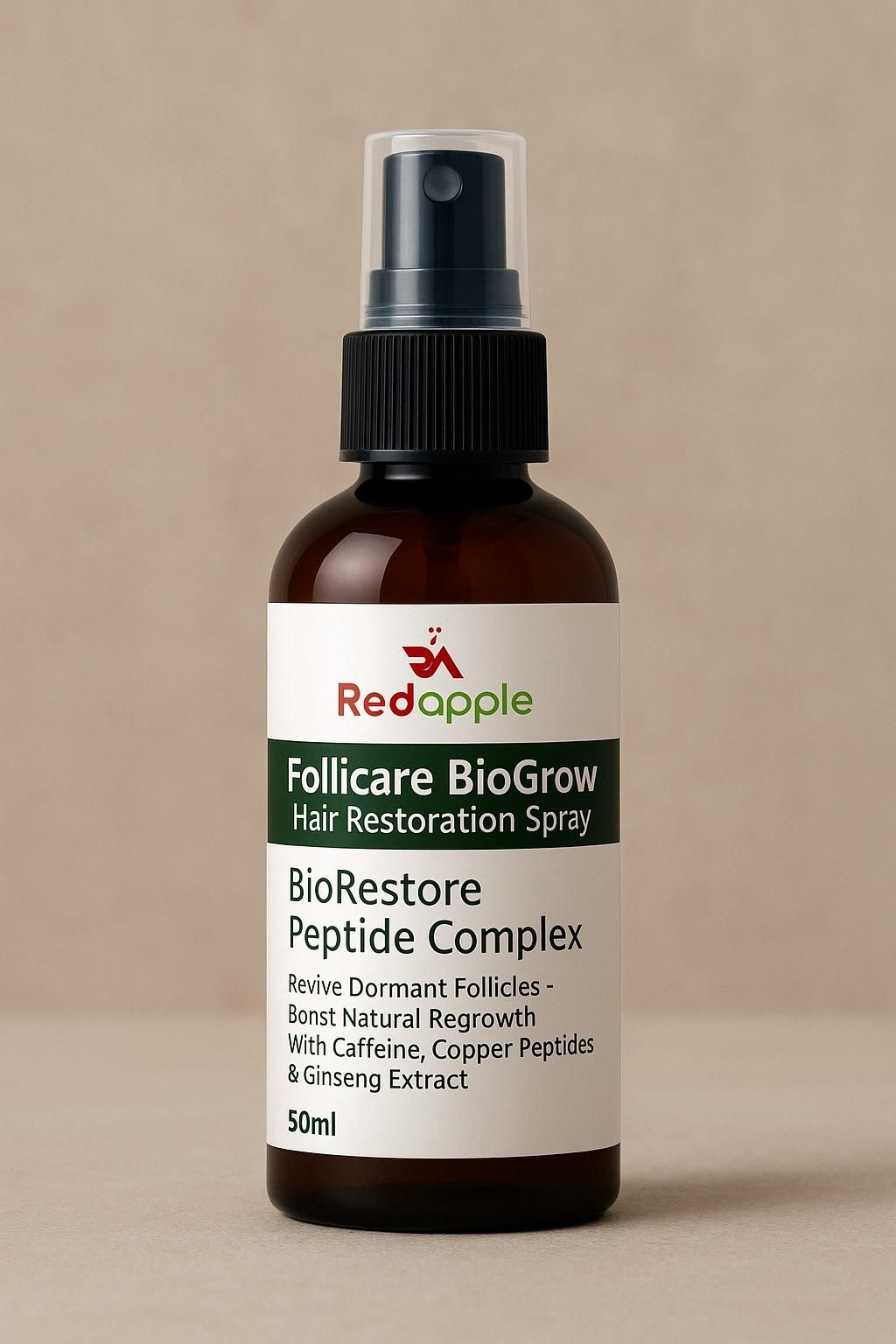 Follicure BioGrow Hair Restoration Spray 50 ml each Pack Of 2