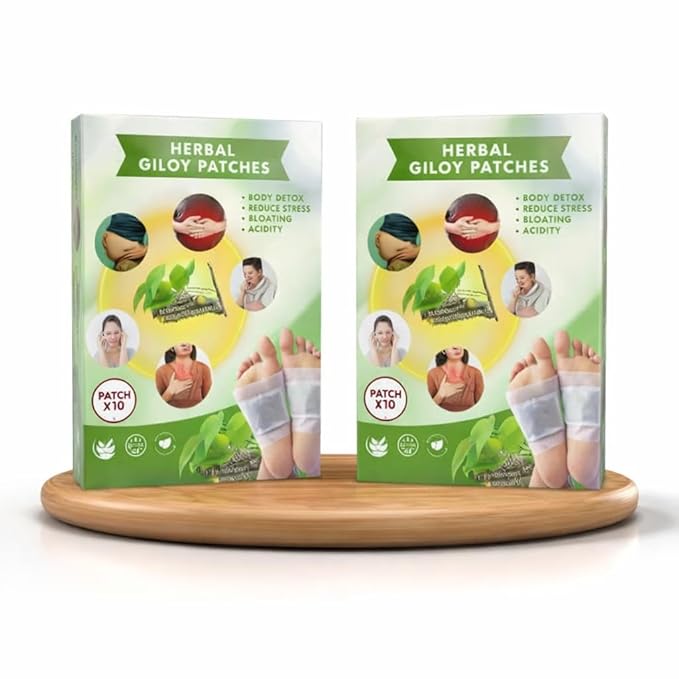 Herbal Giloy Patches, Body Detox Foot Patches(pack of 2)