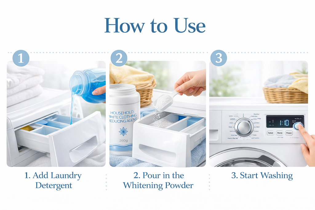 Household White Clothing Reducing Agent pack of 2