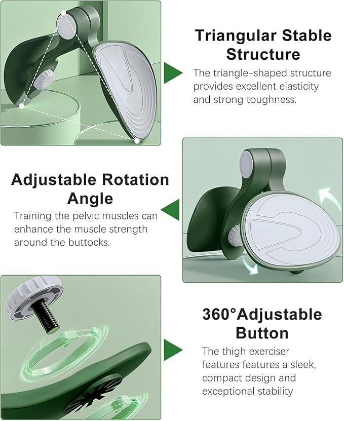 2 in 1 Hip & Pelvis Trainer Inner Thigh Master Kegel Exercise Equipment(random color)