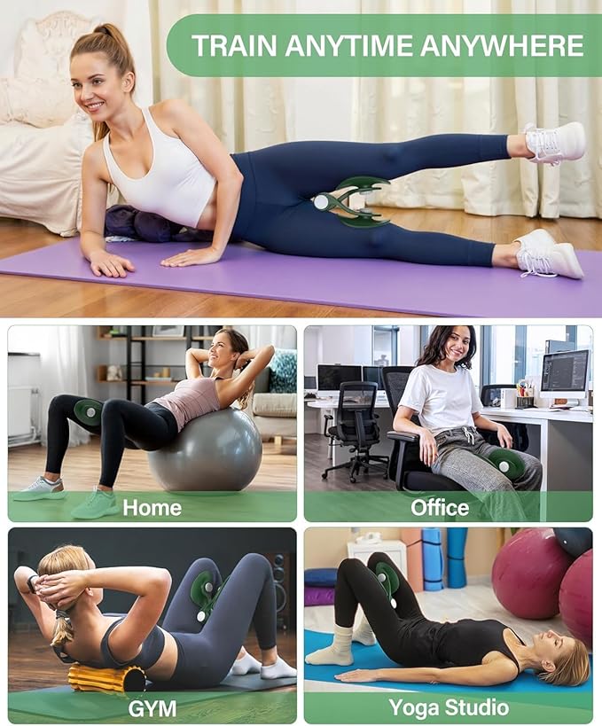 2 in 1 Hip & Pelvis Trainer Inner Thigh Master Kegel Exercise Equipment(random color)