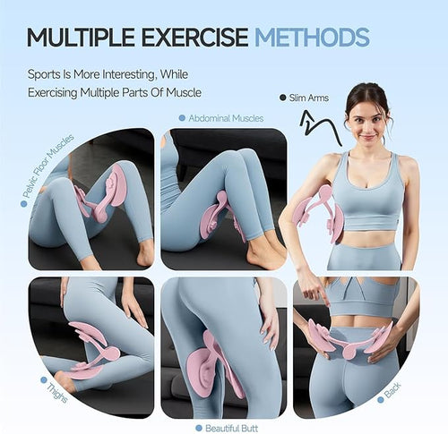 2 in 1 Hip & Pelvis Trainer Inner Thigh Master Kegel Exercise Equipment(random color)