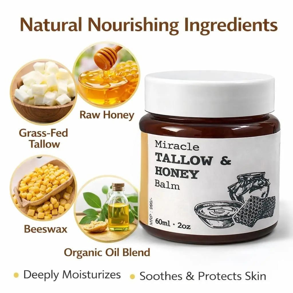 Miracle Tallow & Honey Balm 60 ml Pack of 2