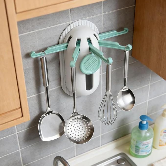 Folding Coat Hooks, Wall Hanging Folding Clothes Hook, Space-Saving & Rust-Proof (random colour)
