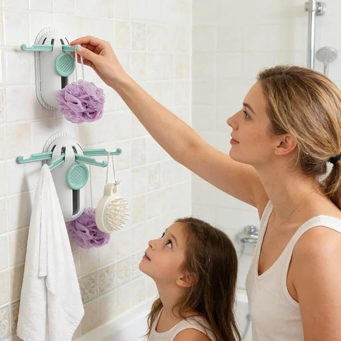 Folding Coat Hooks, Wall Hanging Folding Clothes Hook, Space-Saving & Rust-Proof (random colour)