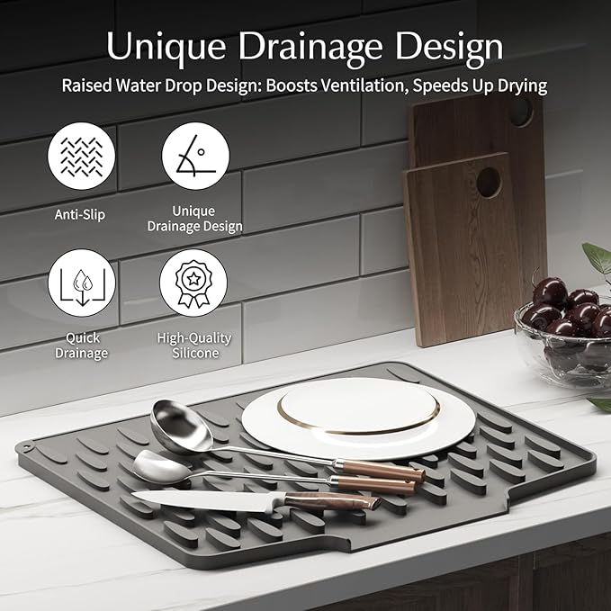 Extra Large Silicone Dish Drying Mat
