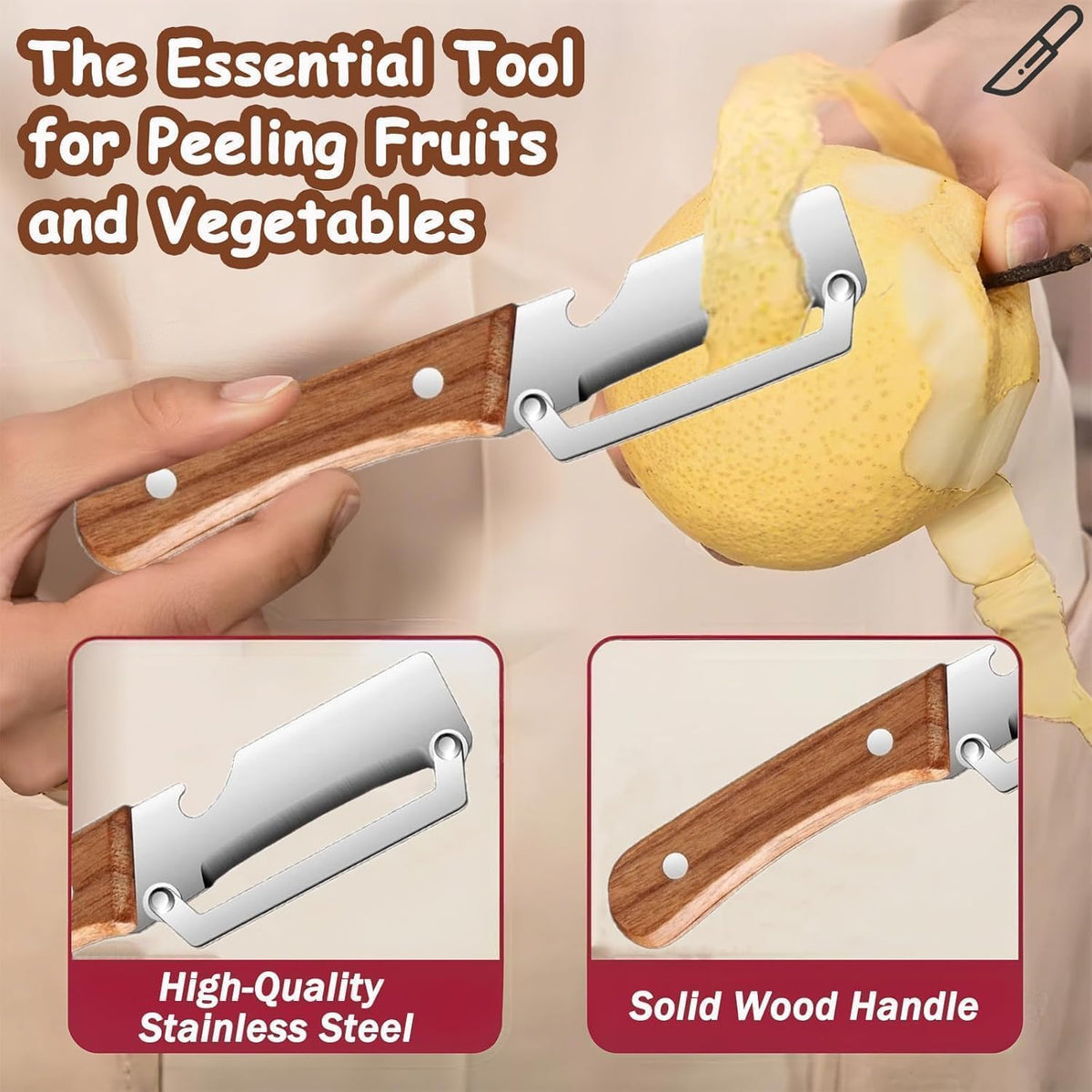 3 in1 Peeling Knife