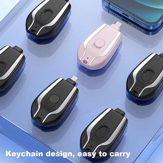 Keychain Power Bank PACK OF 2(random colour)