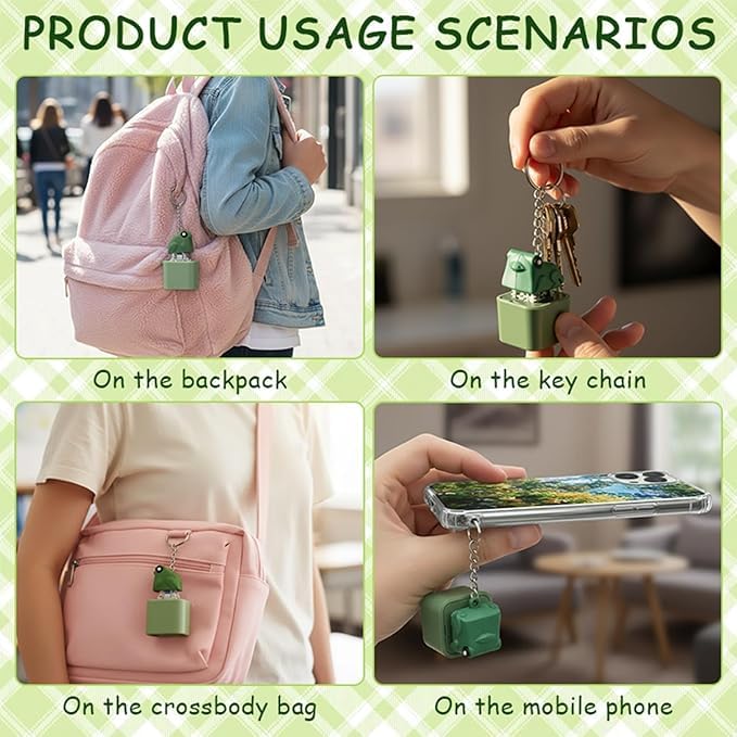 Portable Keychain Fidget Keyboard Clicker