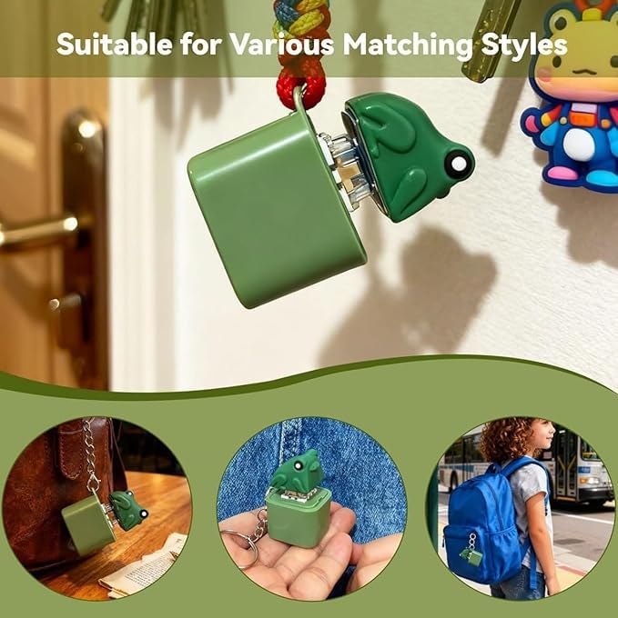 Portable Keychain Fidget Keyboard Clicker