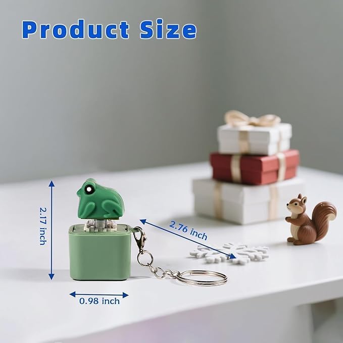 Portable Keychain Fidget Keyboard Clicker