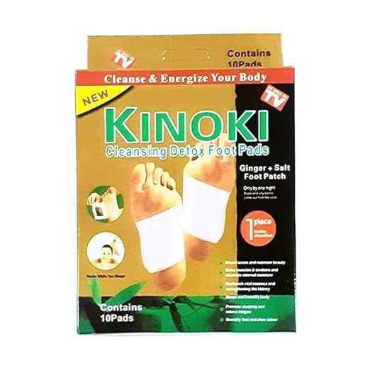 Kinoki Organic Natural ingredients in this foot pads stress relief (pack of 10)