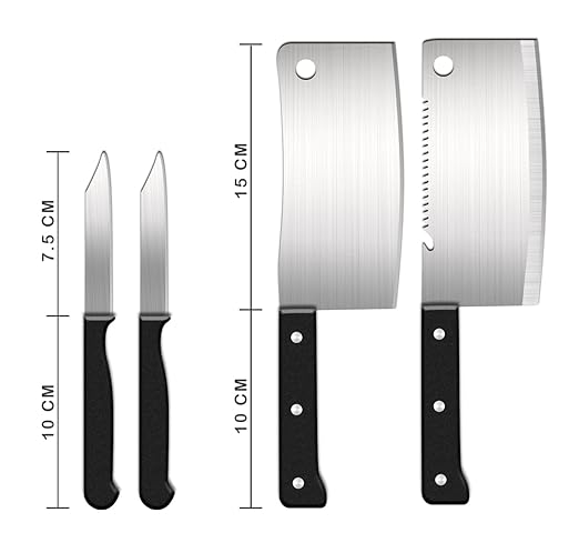 8-Piece Stainless Steel Kitchen Knife Set