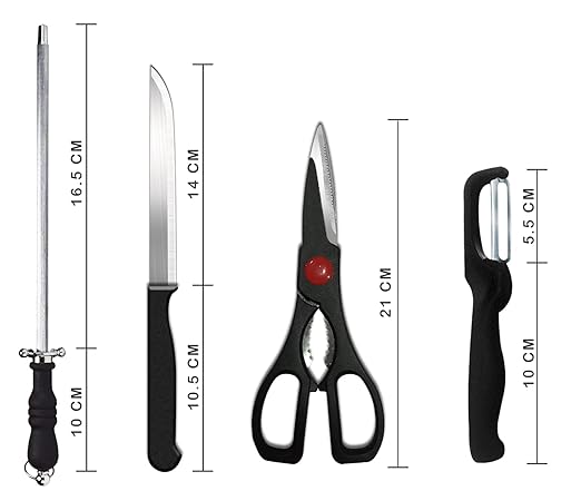 8-Piece Stainless Steel Kitchen Knife Set