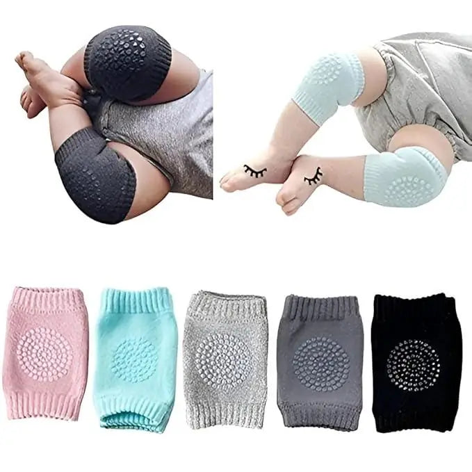 2 Pair Baby Knee Pad For Safety Crawling random color