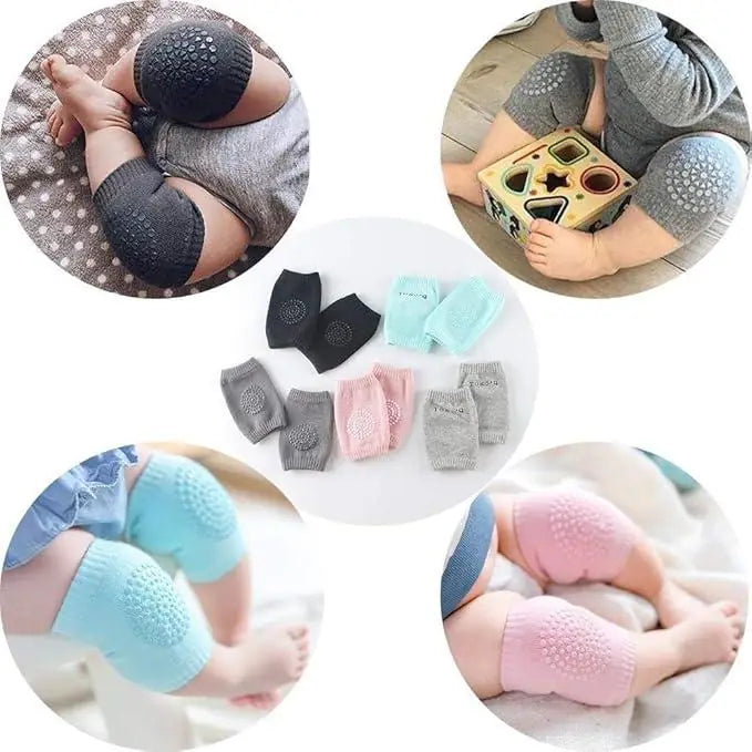 2 Pair Baby Knee Pad For Safety Crawling random color