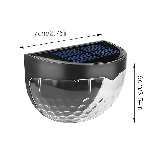 Solar Powered Garden & Wall Lights PACK OF 4
