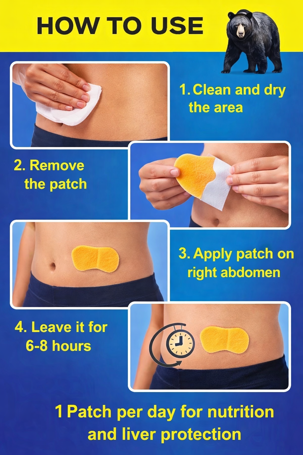 Liver Protection Turmeric Budha's Hand Patch 10 pcs