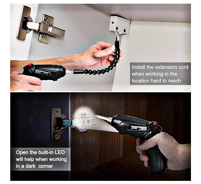 46 Pcs Rechargeable Powerful Cordless Screwdriver With Drill Machine (HT20)