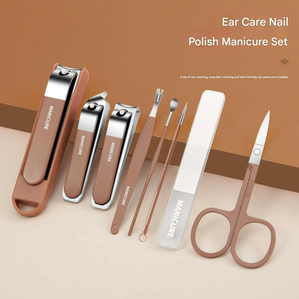 8 in 1 Nail Clipper Set – Professional Manicure & Pedicure Kit