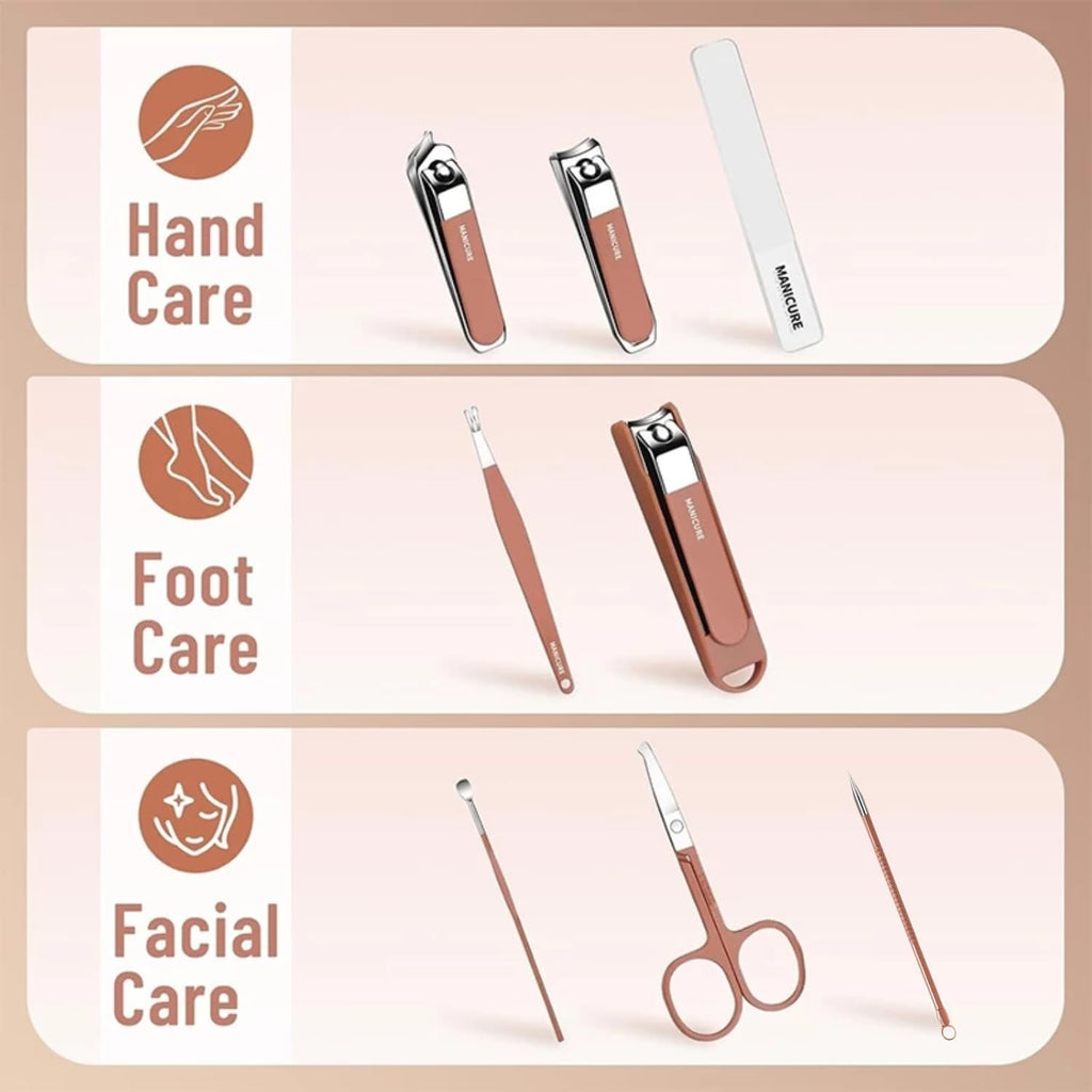 8 in 1 Nail Clipper Set – Professional Manicure & Pedicure Kit