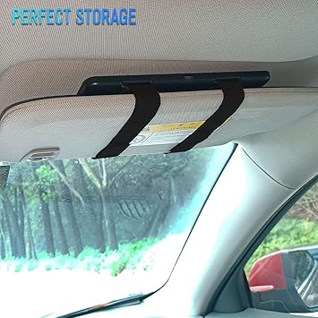 HanGlow Car Vanity Mirror With Lights Makeup Mirror with 3 Light Modes