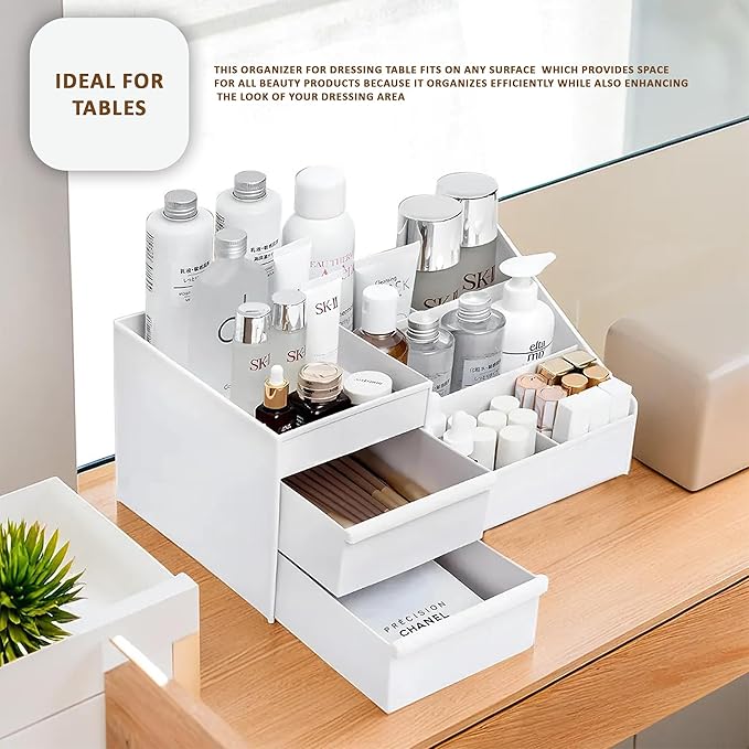 8-Compartments Cosmetic Organizers Storage Box