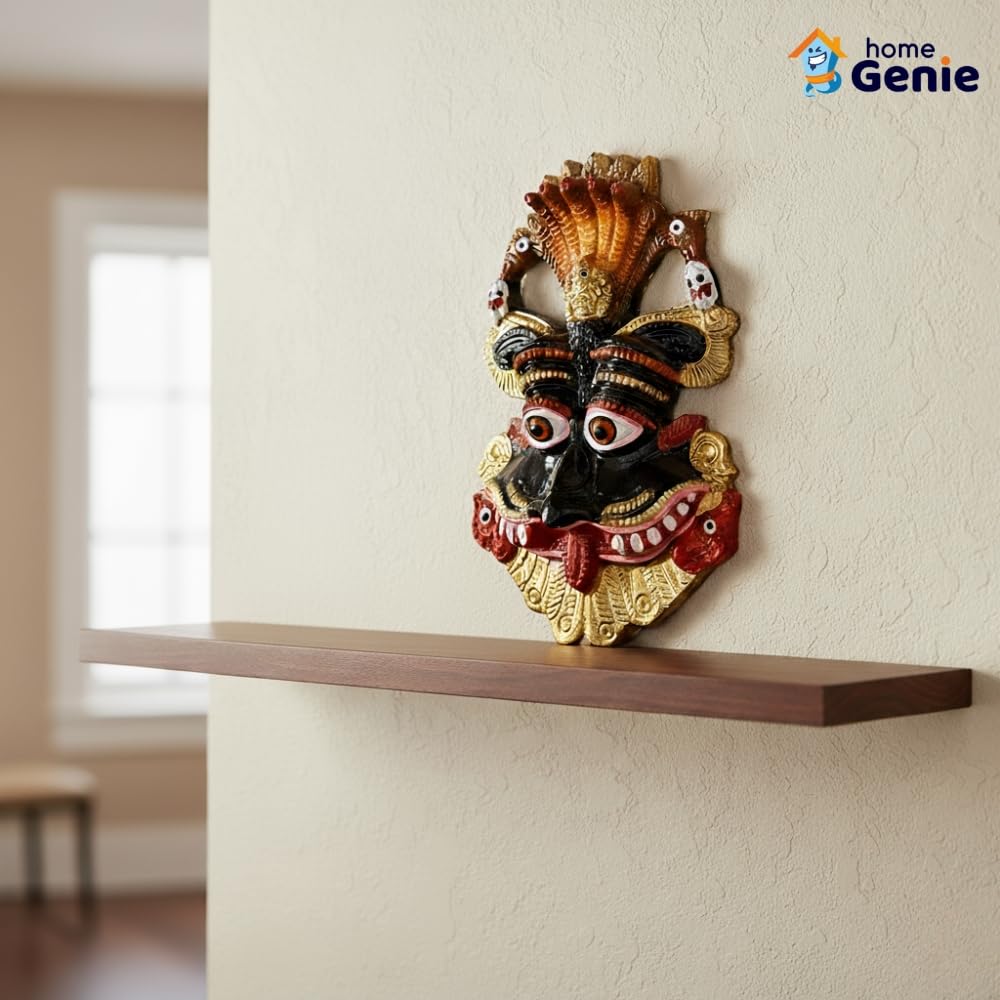 BharatYug Keerthi Mukha Wall Hanging | Traditional Protective Mask |Hindu Vastu Symbol