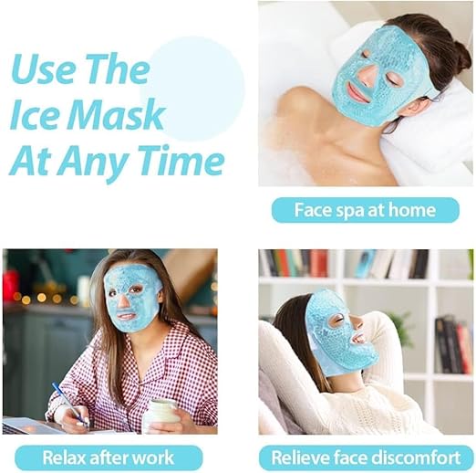 HanGlow ICE Face Mask Cold Face Eye Masks Cooling Face Mask