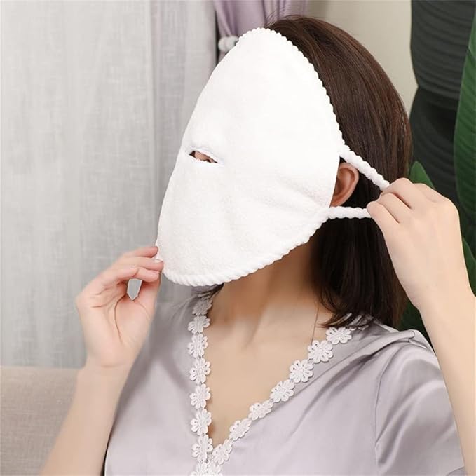 Reusable White Face Towel Mask pack of 1