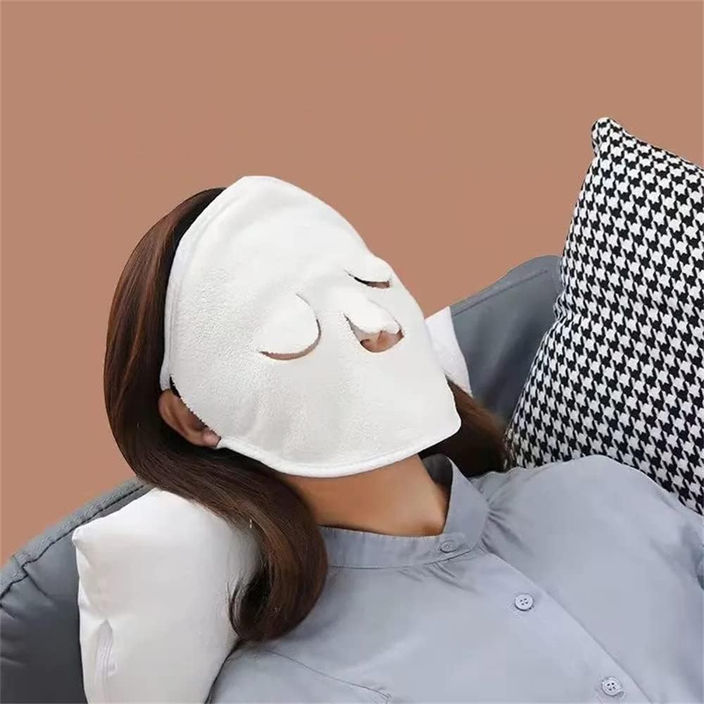 Reusable White Face Towel Mask pack of 1
