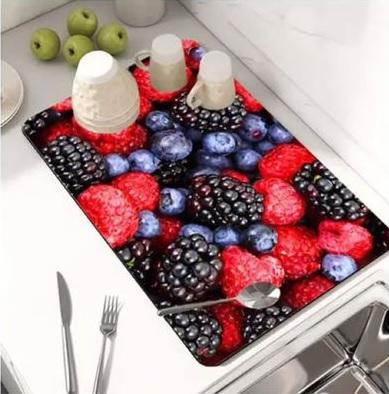 Drying Mat (Pack of 2)(random colour)