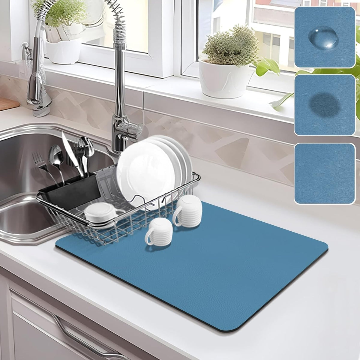 Drying mat Water Absorbent mats For kitchen