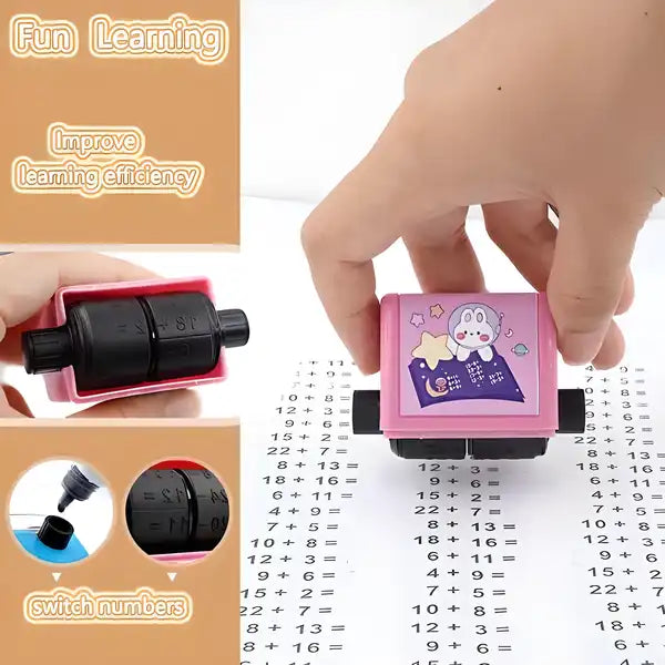 Birud Addition/substraction Roller Stamp(pack 2)